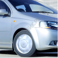 Крыло переднее правое с отверстием в цвет кузова Chevrolet Aveo T200 (2003-2008) седан