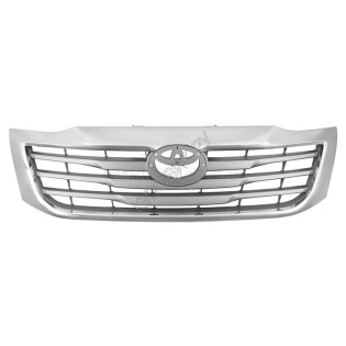 Решетка радиатора TOYOTA HILUX VIGO 11-15 черная с хромом SAT