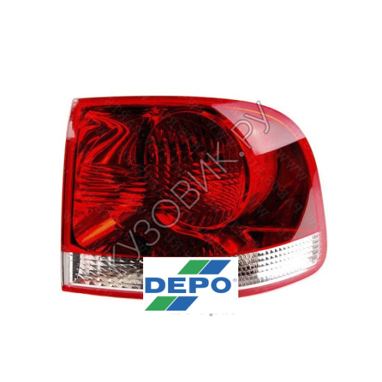 Фонарь правый задний в крыло Volkswagen Touareg 1 (2007-2009) DEPO